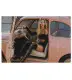 Plaque Métallique Vintage 20x30 cm Femme Glamour & Fiat 500 Vintage Rose