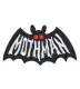 Patch thermocollant brodé « Mothman » (L'Homme-Papillon) – 11 x 6 cm