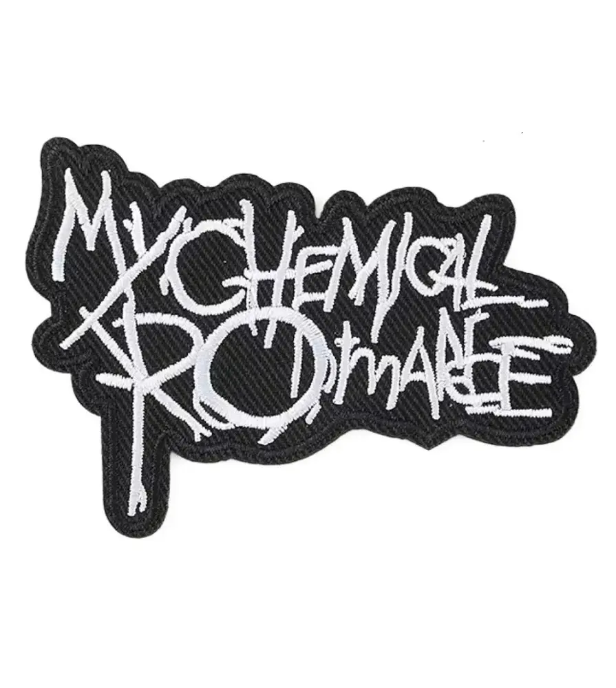 Patch thermocollant brodé « My Chemical Romance » (Logo Grafitti/Emo) – 8 x 6 cm