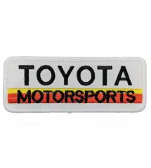 Patch thermocollant brodé « Toyota Motorsports » Retro Racing – 10 x 4 cm Patch thermocollant brodé « Toyota Motorsports » Retro Racing – 10 x 4 cm