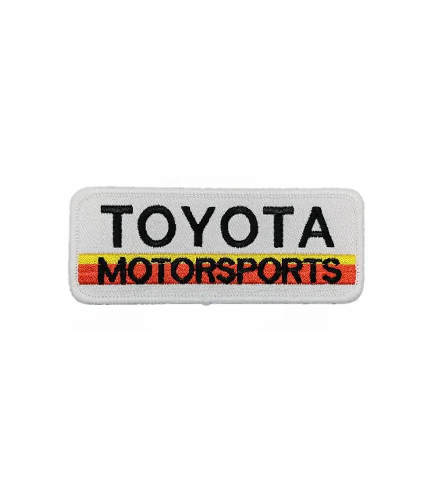 Patch thermocollant brodé « Toyota Motorsports » Retro Racing – 10 x 4 cm Patch thermocollant brodé « Toyota Motorsports » Retro Racing – 10 x 4 cm