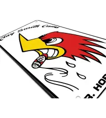 Clay Smith Cams Enamel Sign (Mr. Horsepower) — 20 x 10 cm