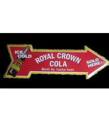 plate fleche coca royal crown tole pub deco bar dinner usa