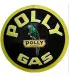 Plate Polly Gas 60cm Tole Deco Garage Poster Parrot