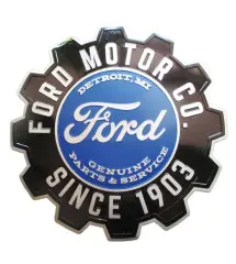 large plate 60cm ford motor co gear since 1903 tole USA