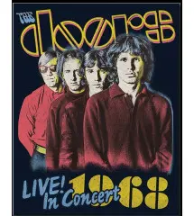 THE DOORS Decorative Metal Sign – Live in Concert 1968 – 41 × 32 cm THE DOORS Decorative Metal Sign – Live in Concert 1968 – 41 × 32 cm