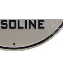 plaque gulf goog gulf 30cm ronde deco garage loft diner usa