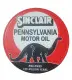 Plaque Métallique Décorative Vintage – Sinclair Pennsylvania Motor Oil (Ø 30 cm)