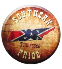 plaque rebel tennesse drapeau susdiste affiche tole usa pub