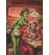 Vintage Sci-Fi Oops Not Again! Alien Pin-Up Metal Tin Sign
