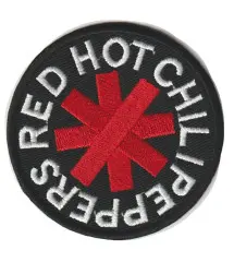 patch groupe red hot chili peppers noire rond écusson veste blouson huile