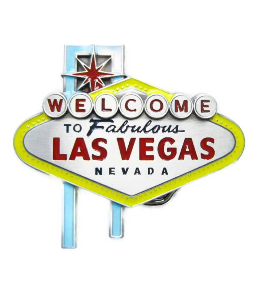 boucle de ceinture las vegas logo coloré homme femme usa boucle de ceinture las vegas logo coloré homme femme usa